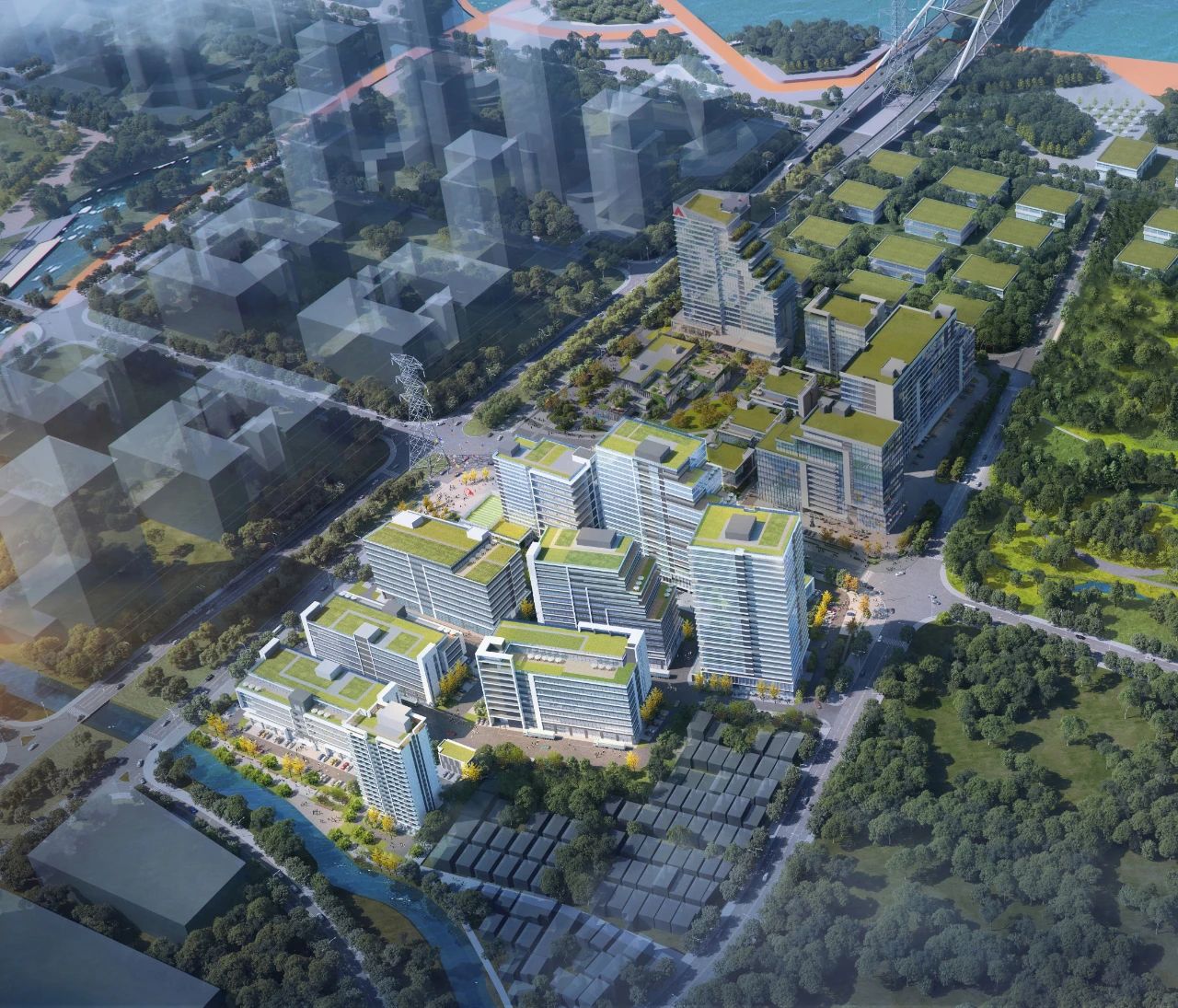 喜訊！?深圳市漢高建設有限公司再次中標東莞中堂天安智能制造幕墻工程